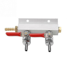 (2way) Muti-way Home Co2 Gas Manifold Distribution Splitter Beer