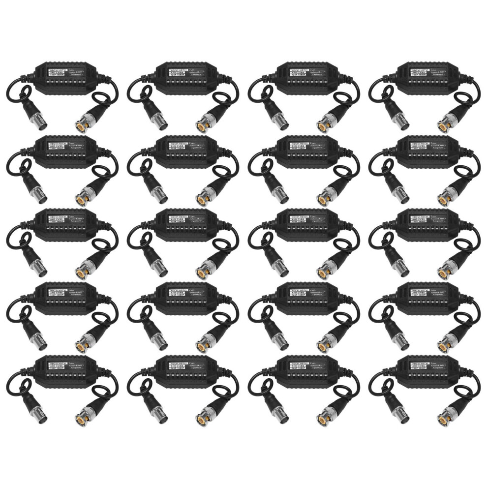 20X Coaxial Video Ground Loop Isolator Balun Bnc For Cctv Camera 4712799915521