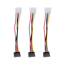 Cavo convertitore adattatore da SATA Power femmina a Molex maschio, 6 pollici