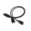 USB 2.0A Stecker auf 2 Dual-USB-Buchse Y-Splitter-Adapterkabel 2