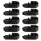 Plastic Chain Connectors 10Pack for Window Blinds Roller Shades Black Curtain Connection Tools for Commercial Spaces 4