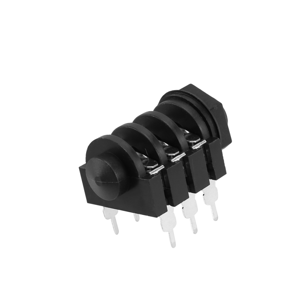 Jack Stereo Cuffie 3,5 Mm 6 Pin – Presa Montaggio Pannello PCB – Confezione Da 10 Pezzi Uxcell