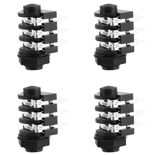 1/4 inch 6.5mm Stereo Audio PCB Panel Mount Headphone Jack Socket
