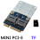 2 SSD HDD for Laptop Dual Micro- SD SDHC SDXC Mini Pci-E Adapter 3