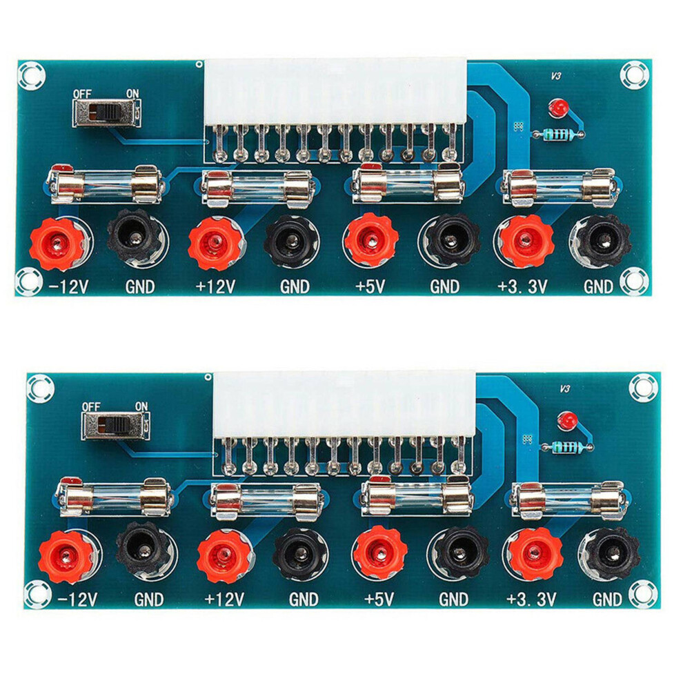 24 Pins Atx Benchtop Board Pc Power Supply Breakout Adapter Module 4712799919949