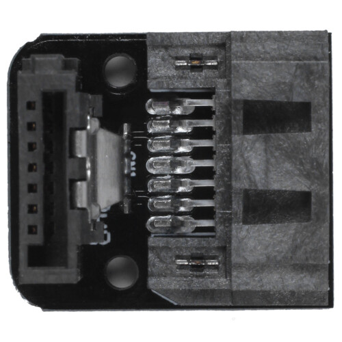 4X Sata 7Pin θηλυκό σε 7Pin αρσενικό προσαρμογέα γωνίας 90 μοιρών για την μητρική πλακέτα 2