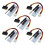 5X NGFF M.2 to PCI-E 4X Riser Card M2 Key M to PCIe X4 Adapter 1