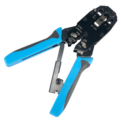 2X RJ45 Network Crimper 10P 8P 6P 4P Crimping Tools Stripper 2
