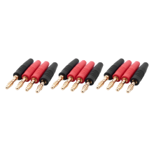 4 stuks 4 mm B7 24K vergulde luidsprekerkabel banaanstekkerconnector