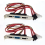 2X PC SATA para ESATA e 4 pinos IDE Molex Power PCI Bracket Slot Cable 1