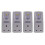 4X 13A Gfci Leakage Protection Plug Cutout Switch- Uk Plug 1