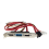 2X PC SATA para ESATA e 4 pinos IDE Molex Power PCI Bracket Slot Cable 4