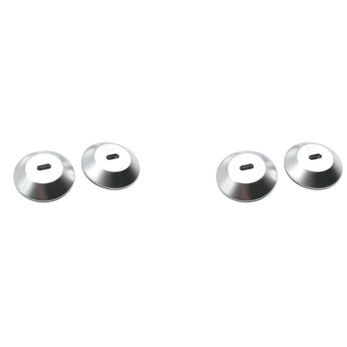 Adhesive Security Plate with Slot for Lock Down Laptops(Silver 2Pack)