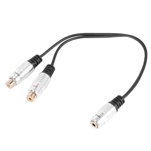 3,5 mm (1/8 tomme) Jack stereolydsplitter Y-adapterkabel (25 cm) 1