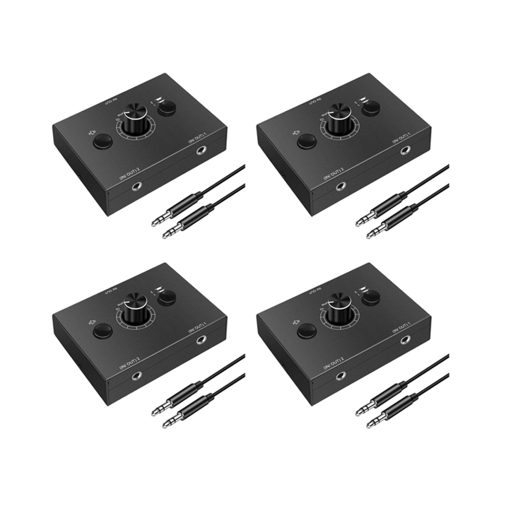 Splitter Audio Da 3,5 Mm Con 2 Ingressi E 1 Uscita/1 Ingresso E 2 Uscite-image