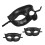 Masquerade Mask Props Party Mask Cosplay Half Mask Black 3Pcs 3