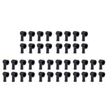 8 Pcs 15mm x 8mm Black PVC Battery Terminal Insulating Covers Boots