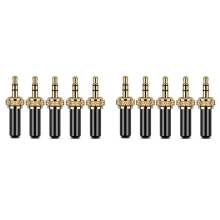 5 ks 3,5mm konektorů Mini 3,5mm stereo jack se šroubovacím zámkem