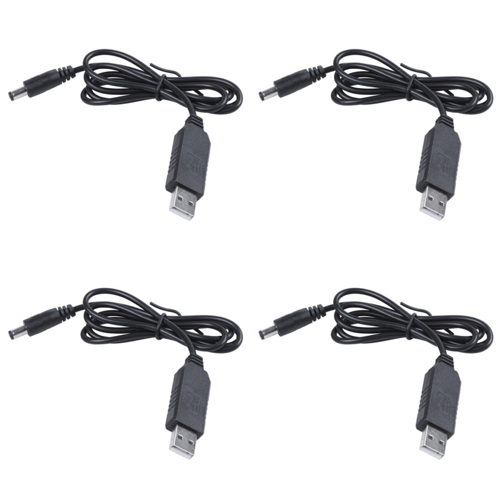 5V To Dc 12V 2.1Mm X 5.5Mm Module Cable Plug,Usb To Dc Cable -1M 4712799992621