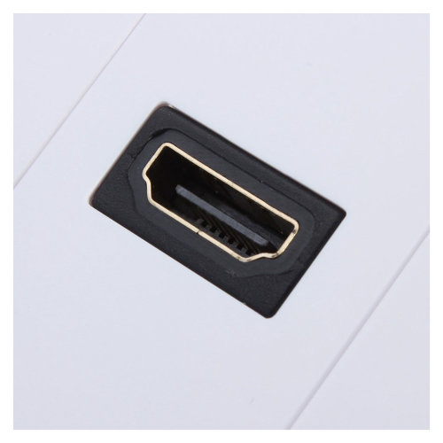 Cuplă priză cu 1 port pentru panou de perete 3D 1080P alb 2