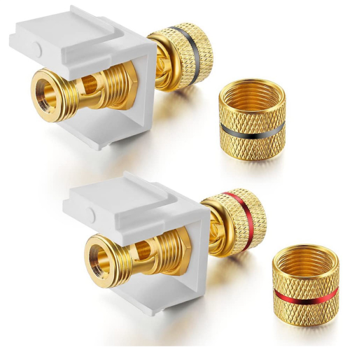 Banana Jack Binding Post Jack Insert 2 paar/4-pack 1