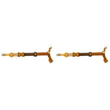 1PCS New LENS Aperture Flex Cable for 17-50 mm 17-50mm F/2.8