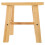 Small Round Stool Bamboo Stool Height Adjustment for Home Use 24.00X24.00X20.00CM 1Pcs 3