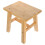 Small Round Stool Bamboo Stool Height Adjustment for Home Use 24.00X24.00X20.00CM 1Pcs 1