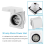 30AMP RV Power Inlet Outlet Shore Power Kit w/Boot Cord Protector 3