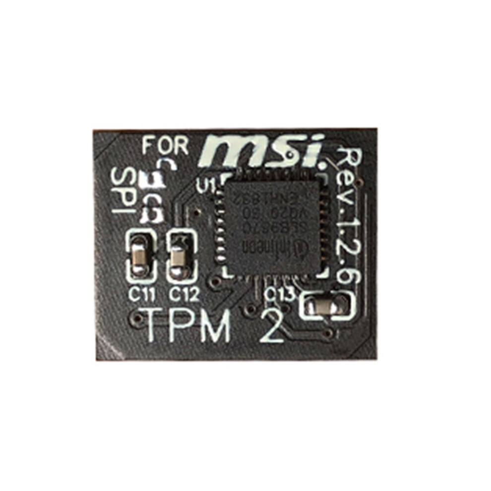 Remote Card 12 Pin Spi Tpm2.0 Security Module For Motherboard 4712799998784