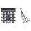 Breakout Board 17 Port 6Pin LED-Anzeige Power Module Server Adapter 1