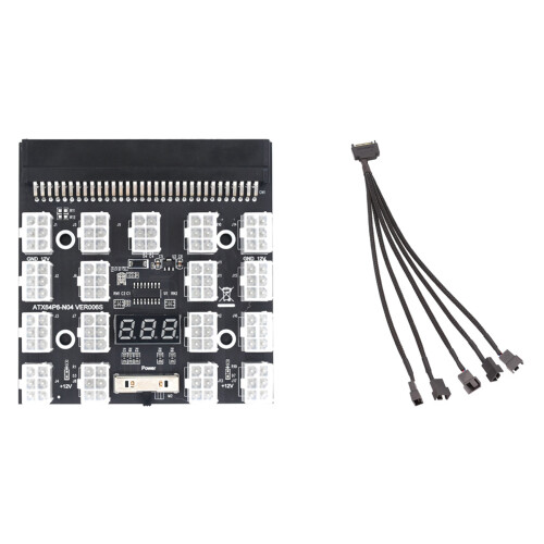 Breakout Board 17 Port 6Pin LED-Anzeige Power Module Server Adapter