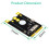 Mini PCIe-adapterkort 12+6-bens WiFi-kort til Mini PCI-E til Broadcom 4