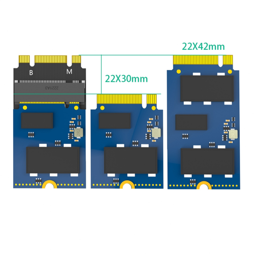 M.2 NVME M-Key B+M 2230 to 2242 Extension Adapter Brackets 2