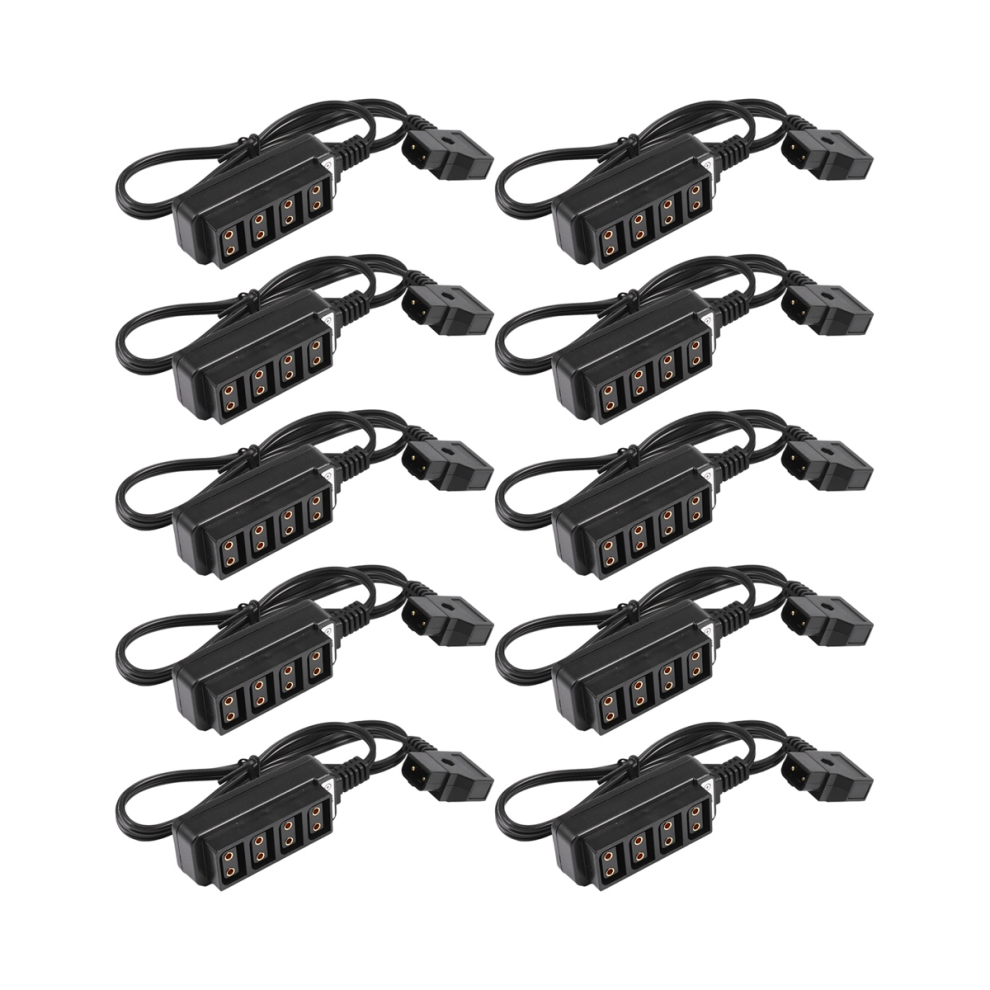Male D-Tap B Type Power Dtap Tap To 4 Female P-Tap Electric Splitter 4712799996858