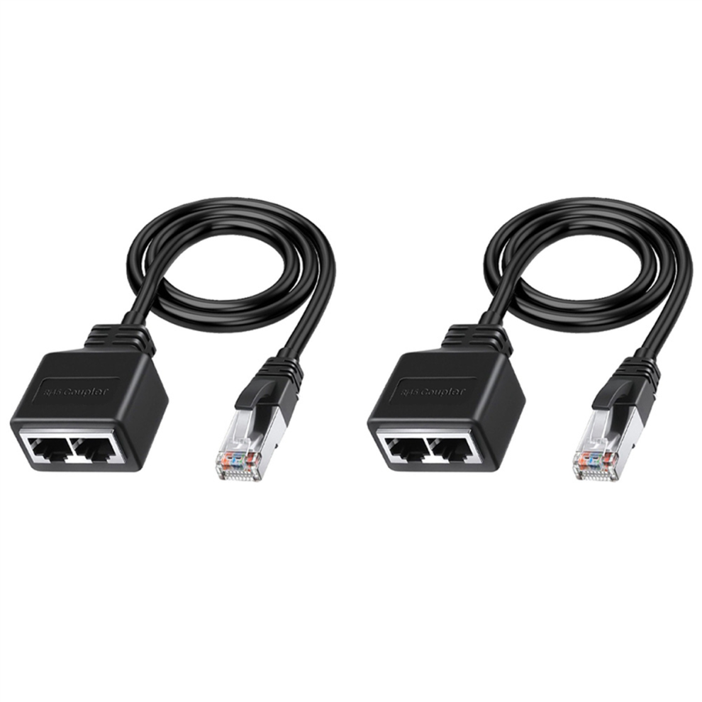Lan Ethernet Adaptador Rj45 Male To 2 Female Splitter 4712799996063