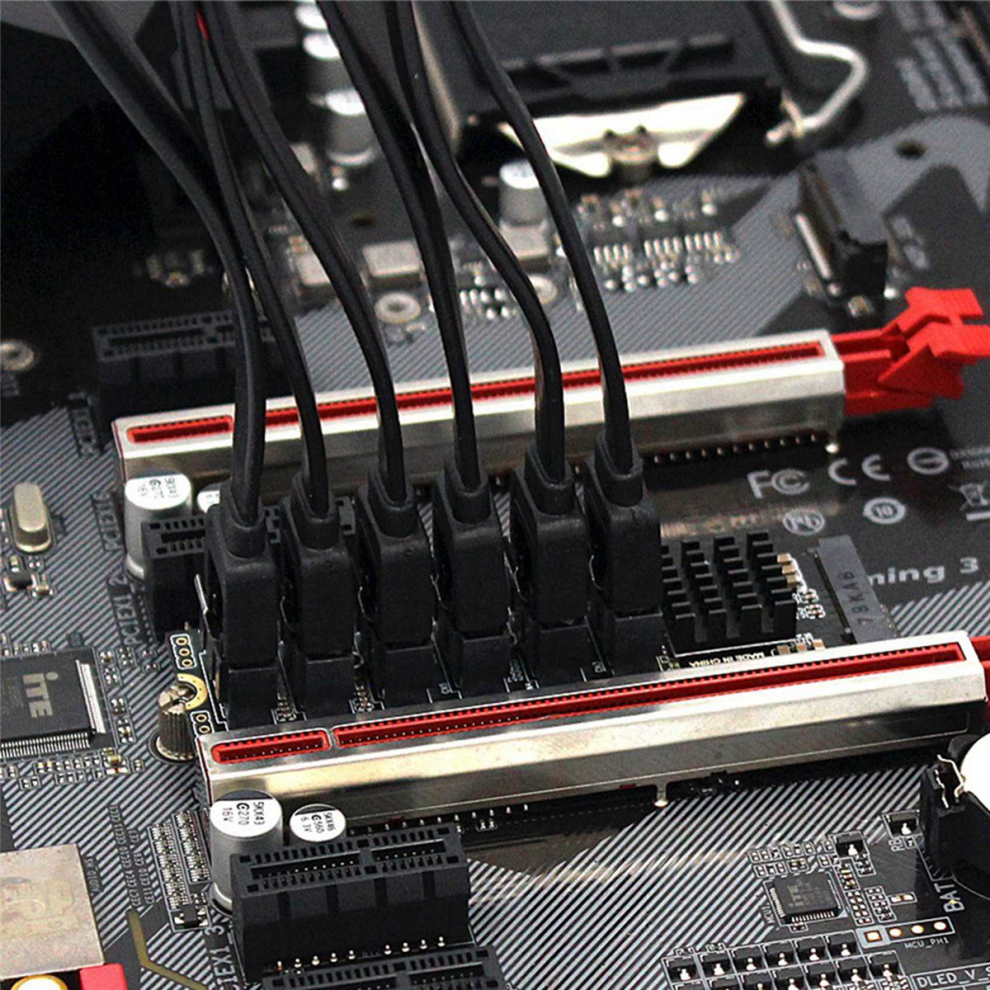 M.2 Nvme To Sata3.0 Pcie To Sata 6Gpbsx6-Port Expansion Card 4712799996650