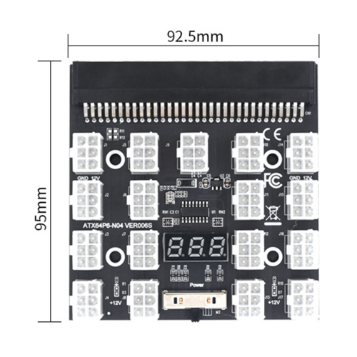 Breakout Board 17 Port 6Pin LED Display Power Module Server Adapter 1