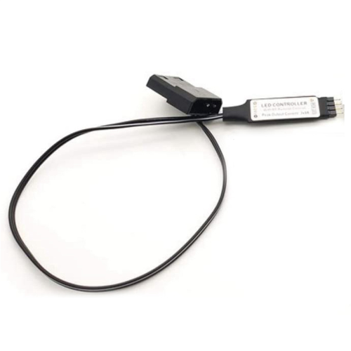 Computerventilatorlyseffektcontroller, 5V 3-benet/12V 4-benet RGB-ventilator 1