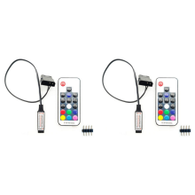 Computerventilatorlyseffektcontroller, 5V 3-benet/12V 4-benet RGB-ventilator