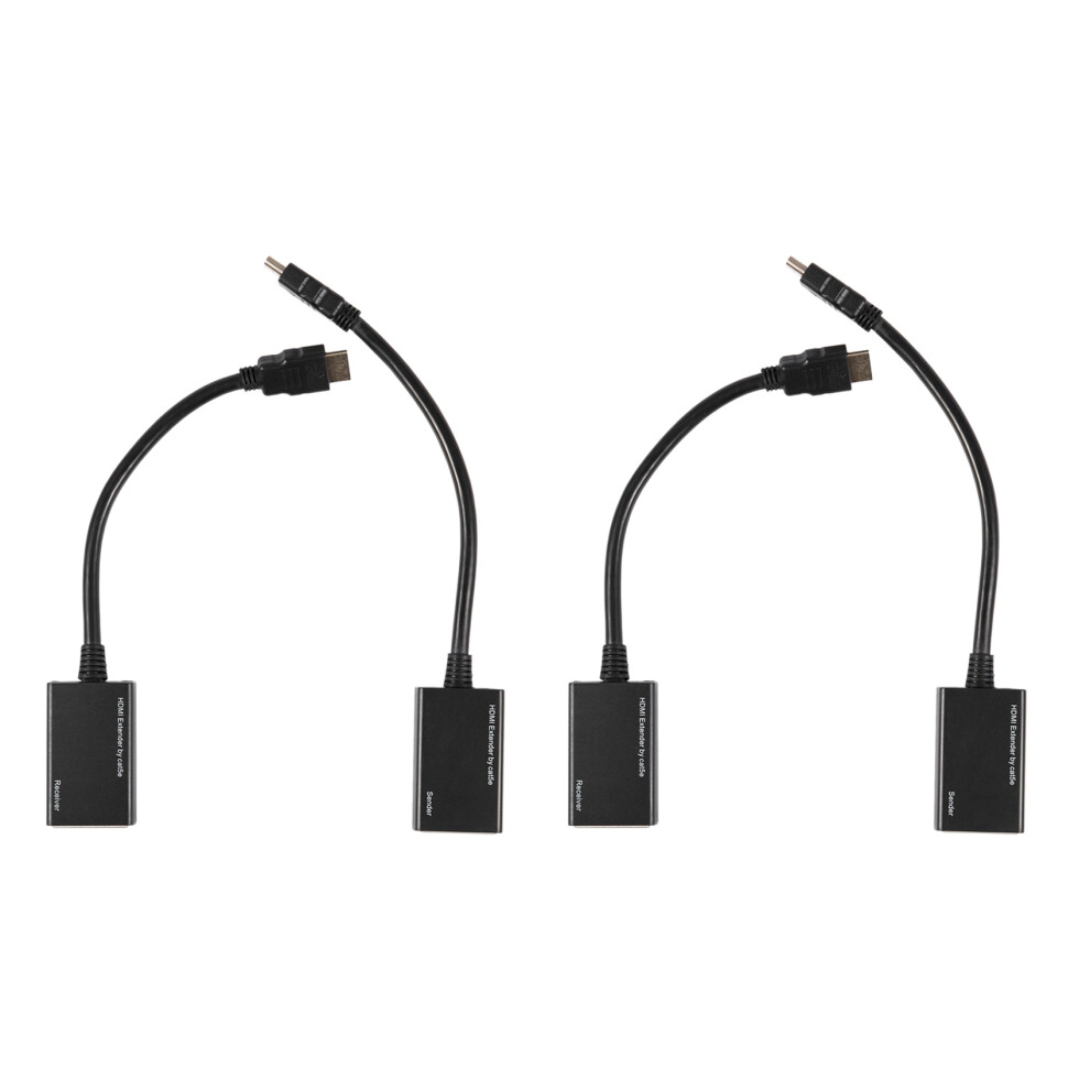 2X RJ45 Cat5E CAT6 Utp Lan Ethernet Extender IsméTlő-image