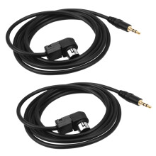 Auto 3,5mm stereo mini jack 100cm audio kabel vhodný pro telefon