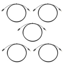 5X 2M Mini 3,5 mm:n plugi Optinen äänikaapeli SPDIF-optikuitulinja