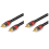 Cable de audio digital macho para altavoz HiFi, subwoofer, cable AV de 0,5 m 4