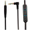 1,5 m Erstatningslyd 2,5 a 3,5 mm kabel til QC25 Casque MIC 2