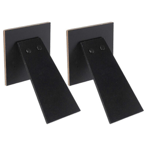 Self-Adhesive Black Easel Backs for Picture Frames Desktop Display Solutions 12.50X7.00X0.50CM Versatile Support 2Pcs 2