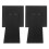 Self-Adhesive Black Easel Backs for Picture Frames Desktop Display Solutions 12.50X7.00X0.50CM Versatile Support 2Pcs 2