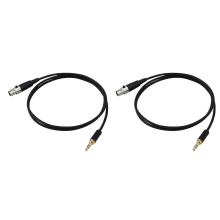 3,5mm jack na 3pinový XLR samice pro stereo zesilovač pro PC sluchátka BM800