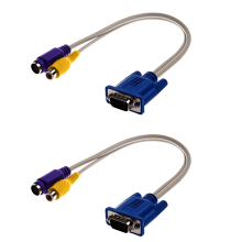 Adaptor VGA la S-Video/cablu ieșire TV
