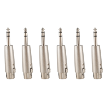 XLR - 6,3 mm-es jack dugó mikrofon patch kábel adapter